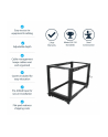 StarTech.com 12U SERVER RACK - OPEN FRAME ADJUSTABLE DEPTH 4 POST RACK - nr 57