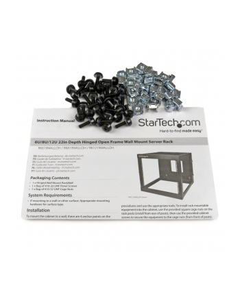 StarTech.com 6U 22 WALL MOUNT SERVER RACK IN