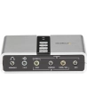 USB AUDIO ADAPTER SOUND CARD StarTech.com USB 2.0 Soundbox 7.1 Adapter - externe USB Soundkarte mit SPDIF Didital Audio - External Soundcard mit 8x 3,5mm Buchse - nr 31