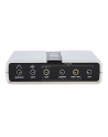 USB AUDIO ADAPTER SOUND CARD StarTech.com USB 2.0 Soundbox 7.1 Adapter - externe USB Soundkarte mit SPDIF Didital Audio - External Soundcard mit 8x 3,5mm Buchse - nr 3