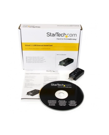 USB STEREO AUDIO ADAPTER StarTech.com USB Audio Adapter 7.1 - USB Soundkarte extern