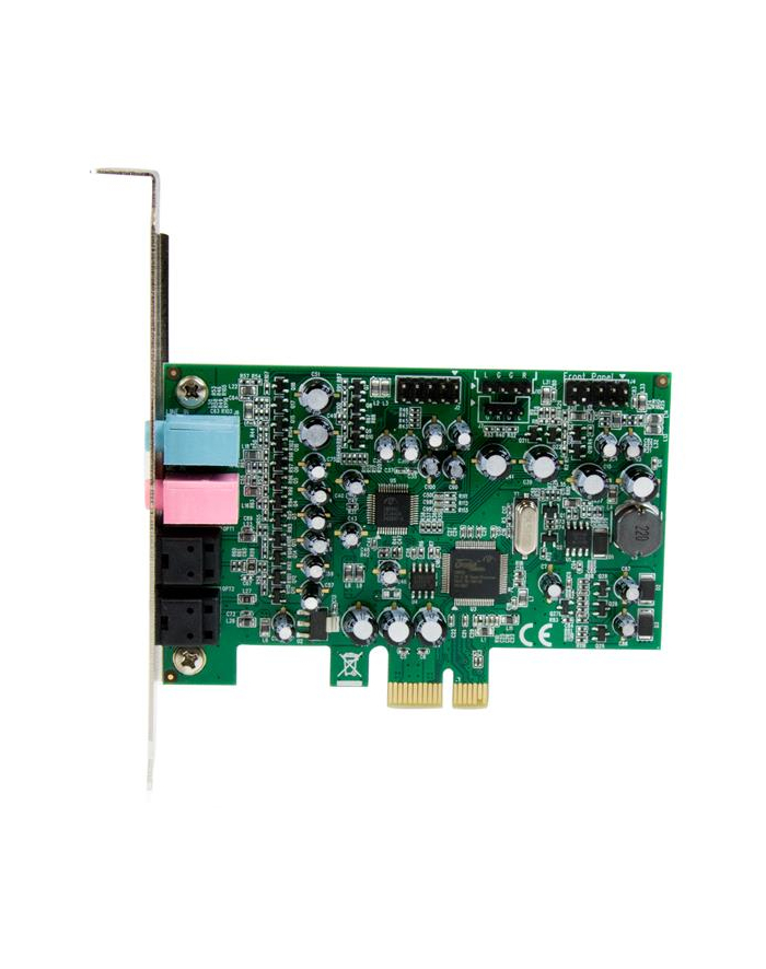 7.1 CHANNEL PCIE SOUND CARD StarTech.com 7.1 Kanal PCI Express Soundkarte - PCIe Sound Karte mit SPDIF optisches Kabel - 24-bit - 192KHz główny