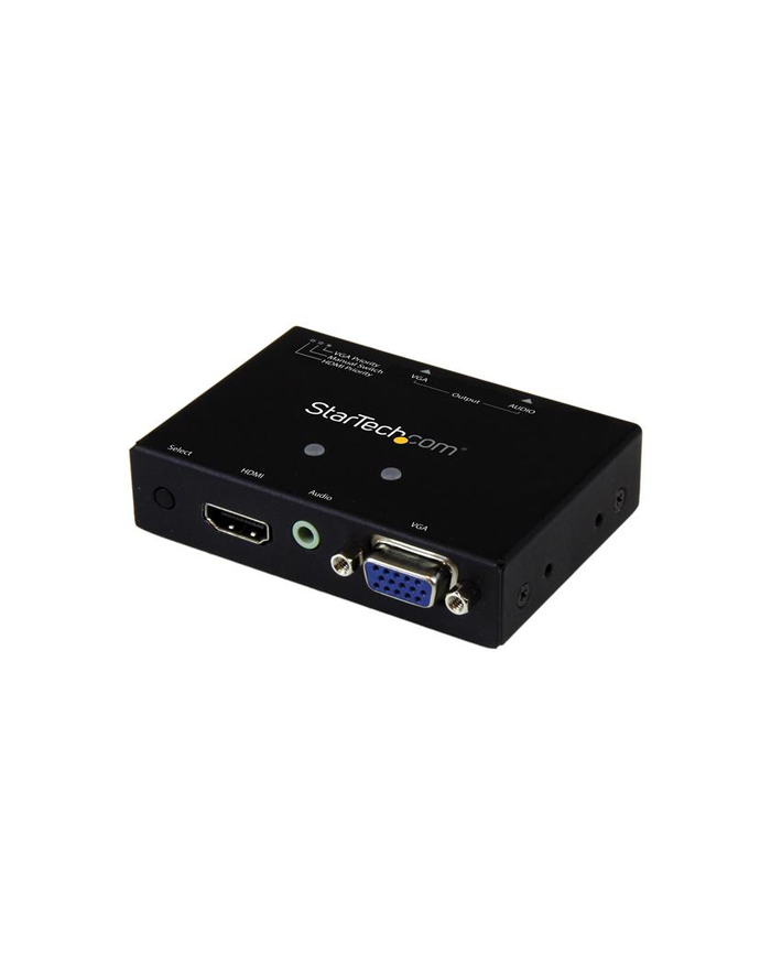 2X1 VGA+HDMI TO VGA CONVERTER StarTech.com 2 Port VGA + HMDI auf VGA Konverter Switch / Verteiler mit Vorrangsschaltung - Multiformat HDMI / VGA Auto Umschalter 1080p główny