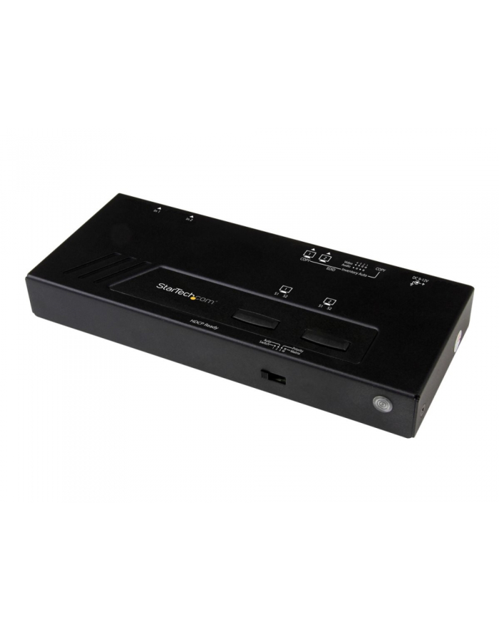 2X2 HDMI MATRIX SWITCH - 4K StarTech.com 2x2 HDMI Matrix Switch - 4K UltraHD HDMI Swtich with Fast Switching, Auto-sensing and Serial Control główny
