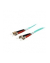 Equip ST/ST FIBER OPT.PATCH C.-OM3.5 Multi-mode, duplex, Connector: ceramic-ferrule, cladding: low smoke and zero halogen, Cable spec: I-VH 2 x 1G, Cable jacket color: orange - nr 9