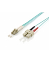 Equip DUPLEX JUMPER LC/SC 15.0M TURQUOISE OM3 LSOH - nr 3