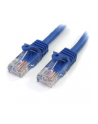 1M BLUE CAT 5E PATCH CABLE StarTech.com 1m Cat5e RJ45 UTP Netzwerkkabel Snagless - Cat 5e Patchkabel - Blau - Stecker / Stecker - nr 1