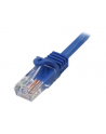 1M BLUE CAT 5E PATCH CABLE StarTech.com 1m Cat5e RJ45 UTP Netzwerkkabel Snagless - Cat 5e Patchkabel - Blau - Stecker / Stecker - nr 6