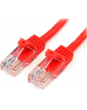 1M CAT 5E RED SNAGLESS StarTech.com 1m Cat5e RJ45 UTP Netzwerkkabel Snagless - Cat 5e Patchkabel - Rot - Stecker / Stecker - nr 7