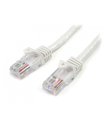 StarTech.com 1M CAT 5E WHITE SNAGLESS ETHERNET RJ45 CABLE MALE TO MALE