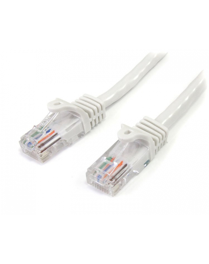 StarTech.com 1M CAT 5E WHITE SNAGLESS ETHERNET RJ45 CABLE MALE TO MALE główny