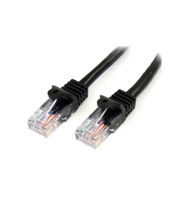 2M BLACK CAT 5E PATCH CABLE StarTech.com 2m Cat5e RJ45 UTP Netzwerkkabel Snagless - Cat 5e Patchkabel - Schwarz - Stecker / Stecker