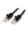 2M BLACK CAT 5E PATCH CABLE StarTech.com 2m Cat5e RJ45 UTP Netzwerkkabel Snagless - Cat 5e Patchkabel - Schwarz - Stecker / Stecker - nr 1