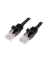 2M BLACK CAT 5E PATCH CABLE StarTech.com 2m Cat5e RJ45 UTP Netzwerkkabel Snagless - Cat 5e Patchkabel - Schwarz - Stecker / Stecker - nr 2