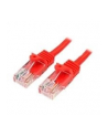 2M RED CAT 5E PATCH CABLE StarTech.com 2m Cat5e RJ45 UTP Netzwerkkabel Snagless - Cat 5e Patchkabel - Rot - Stecker / Stecker - nr 5