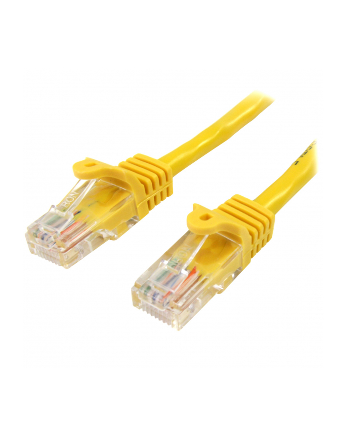 2M YELLOW CAT 5E PATCH CABLE StarTech.com 2m Cat5e RJ45 UTP Netzwerkkabel Snagless - Cat 5e Patchkabel - Gelb - Stecker / Stecker główny