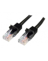 3M BLACK CAT 5E PATCH CABLE StarTech.com 3m Cat5e RJ45 UTP Netzwerkkabel Snagless - Cat 5e Patchkabel - Schwarz - Stecker / Stecker - nr 5