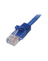 3M BLUE CAT 5E PATCH CABLE StarTech.com 3m Cat5e RJ45 UTP Netzwerkkabel Snagless - Cat 5e Patchkabel - Blau - Stecker / Stecker - nr 6