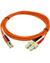 FIBER PATCH CABLE LC - SC StarTech.com 2 m Multimode 50/125 Duplex LWL-Patchkabel LC - SC - Glasfaser Netzwerkkabel - nr 5