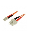 FIBER PATCH CABLE LC - SC StarTech.com 3 m Multimode 50/125 Duplex LWL-Patchkabel LC - SC - Glasfaser Netzwerkkabel - nr 6