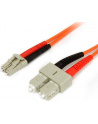 1M FIBER PATCH CABLE LC - SC StarTech.com 1m Multimode 62,5/125 Duplex LWL-Patchkabel LC - SC - Glasfaser Netzwerkkabel - nr 9