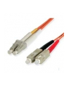 2M FIBER PATCH CABLE LC - SC StarTech.com 2m Multimode 62,5/125 Duplex LWL-Patchkabel LC - SC - Glasfaser Netzwerkkabel - nr 2