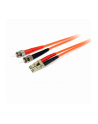 2M FIBER PATCH CABLE LC - ST StarTech.com 2m Multimode 62,5/125 Duplex LC auf ST LWL / Glasfaserkabel - nr 17