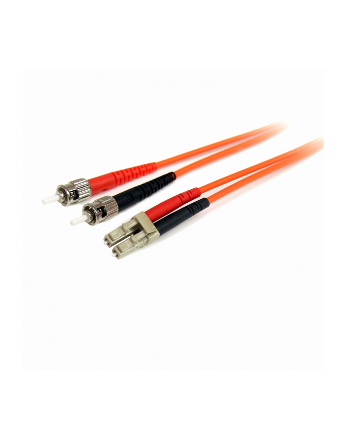 2M FIBER PATCH CABLE LC - ST StarTech.com 2m Multimode 62,5/125 Duplex LC auf ST LWL / Glasfaserkabel główny