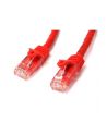 1M RED CAT6 PATCH CABLE StarTech.com 1m Cat6 Gigabit Snagless Patchkabel - RJ45 UTP Netzwerkkabel mit Schutzmanschette - Cat 6 Kabel - Rot - nr 1