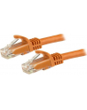 3M ORANGE CAT6 PATCH CABLE StarTech.com 3m Cat6 UTP RJ45 Gigabit Patchkabel Snagless - Cat 6 Netzwerkkabel mit Schutzmanschette - Cat.6 Patch-Kabel - Orange - nr 7