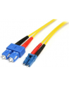 1M SM FIBER PATCH CABLE LC-SC StarTech.com 1m Single Mode Duplex Glasfaser (LWL) Patchkabel LC-SC - nr 9