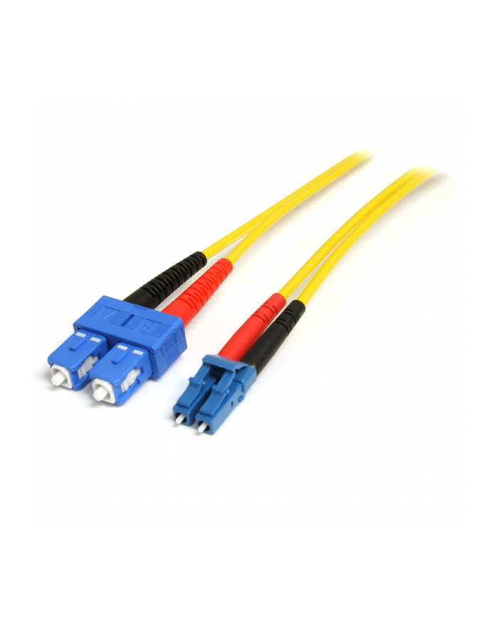 7M LC TO SC FIBER PATCH CABLE StarTech.com 7m Singlemode 9/125 Duplex LSZH LC auf SC OS1 LWL / Glasfaser-Netzwerkkabel - Gelb główny