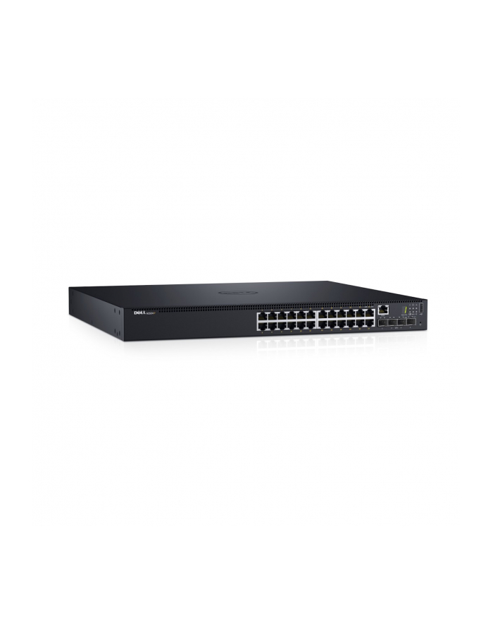 DELL NETWORKING N1524P 24x 1GbE RJ45, 4x 10GbE SFP+, PoE+, 128Gbps, 600W, 1U główny