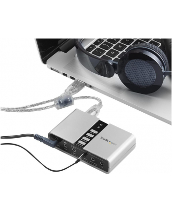 USB AUDIO ADAPTER SOUND CARD StarTech.com USB 2.0 Soundbox 7.1 Adapter - externe USB Soundkarte mit SPDIF Didital Audio - External Soundcard mit 8x 3,5mm Buchse