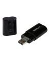 USB AUDIO ADAPTER StarTech.com USB Audio Adapter - USB auf Soundkarte in Schwarz - Soundcard mit USB (Stecker) und 2x 3,5mm Klinke - nr 12