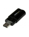 USB AUDIO ADAPTER StarTech.com USB Audio Adapter - USB auf Soundkarte in Schwarz - Soundcard mit USB (Stecker) und 2x 3,5mm Klinke - nr 15