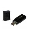 USB AUDIO ADAPTER StarTech.com USB Audio Adapter - USB auf Soundkarte in Schwarz - Soundcard mit USB (Stecker) und 2x 3,5mm Klinke - nr 17