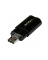 USB AUDIO ADAPTER StarTech.com USB Audio Adapter - USB auf Soundkarte in Schwarz - Soundcard mit USB (Stecker) und 2x 3,5mm Klinke - nr 18