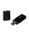 USB AUDIO ADAPTER StarTech.com USB Audio Adapter - USB auf Soundkarte in Schwarz - Soundcard mit USB (Stecker) und 2x 3,5mm Klinke - nr 1