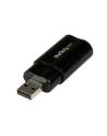 USB AUDIO ADAPTER StarTech.com USB Audio Adapter - USB auf Soundkarte in Schwarz - Soundcard mit USB (Stecker) und 2x 3,5mm Klinke - nr 30
