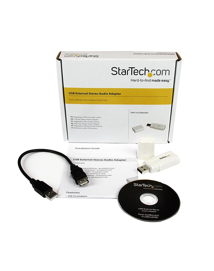 StarTech.com USB STEREO AUDIO ADAPTER EN główny