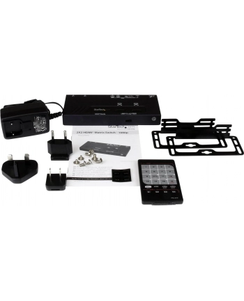 2X2 HDMI MATRIX AUTO SWITCH StarTech.com 2x2 Port HMDI Switch/Verteiler - Automatische Umschaltung mit Fernbedienung - 1080p - 2 In 2 Out HDMI Auto Switch/Umschalter