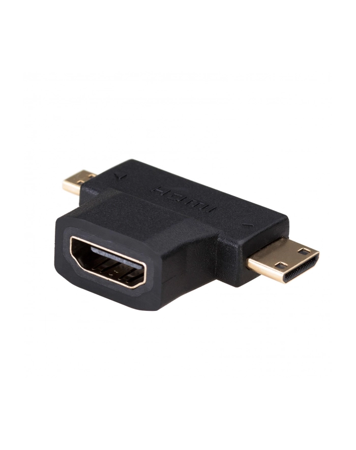 AKYGA ADAPTER HDMI F / MINI HDMI M + MICRO HDMI M AK-AD-23 główny