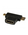 AKYGA ADAPTER HDMI F / MINI HDMI M + MICRO HDMI M AK-AD-23 - nr 1