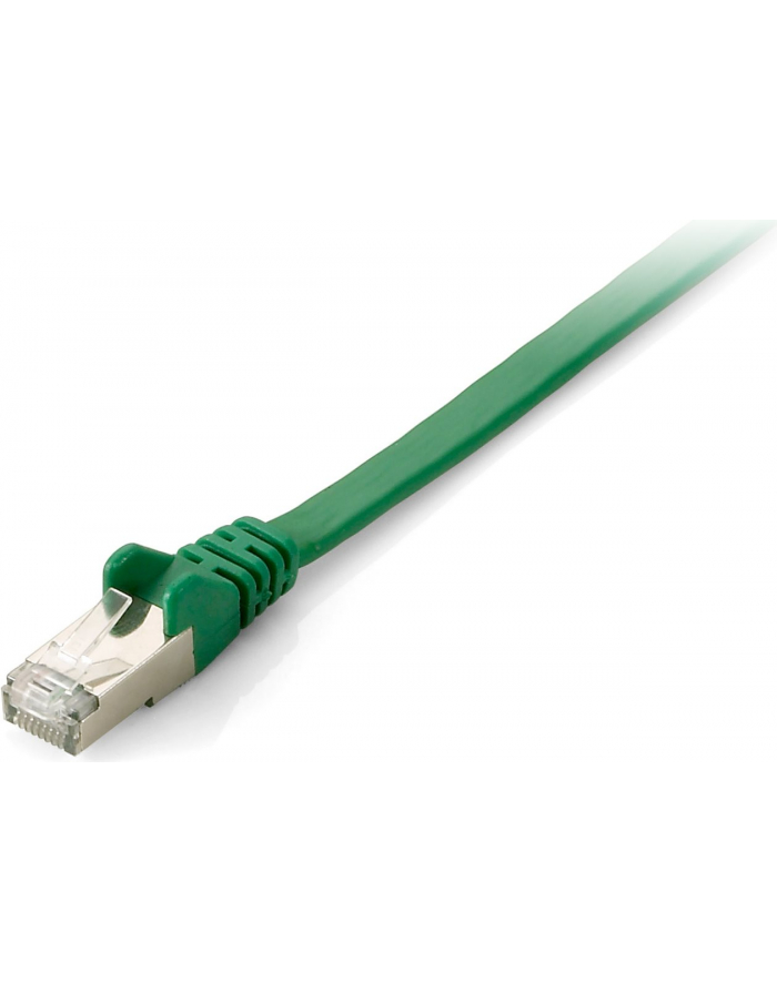Equip SLIM PATCH CABLE FLAT 1.0M Slim Patch Cable Cat.6A/10G S/FTP flat  1,0m green główny