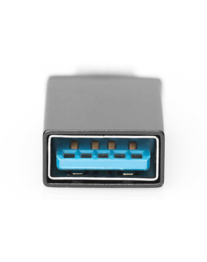 ASSMANN Adapter USB 3.0 SuperSpeed Typ USB C/USB A M/Ż czarny główny
