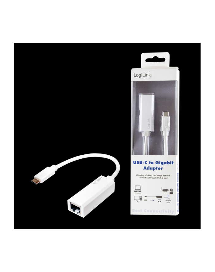 LogiLink Adapter Gigabit Ethernet do USB-C główny