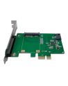 LogiLink Karta PCI Express, 1 x mSATA SDD + 1 x SATA HDD - nr 28