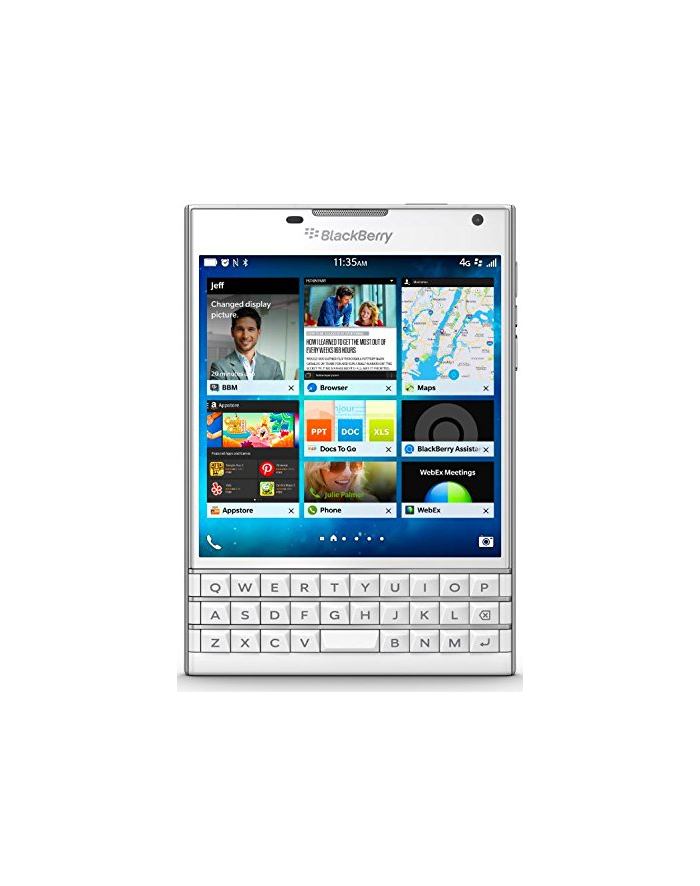 BlackBerry Passport 32 GB - biały - BlackBerry 10 OS główny