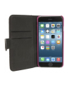 Etui walletcase iPhone 6/6S Plus skóra szare/różowe - nr 15